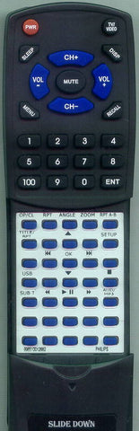 PHILIPS DVP5990/F7 Replacement Remote