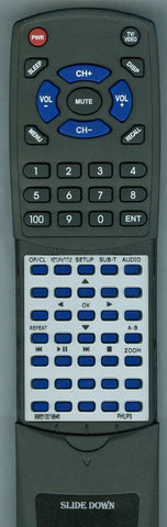 PHILIPS DVP3982F7 Replacement Remote