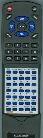 PHILIPS BDP1300F7 Replacement Remote