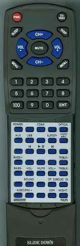 PHILIPS RT996580000536 Replacement Remote