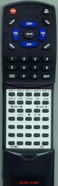 TEAC PD710M Replacement Remote