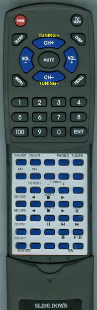 TEAC 9A03315900 Replacement Remote