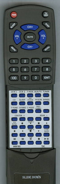 TEAC 9A05815800 Replacement Remote