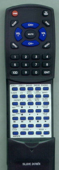 TEAC KARTAGV8600 Replacement Remote