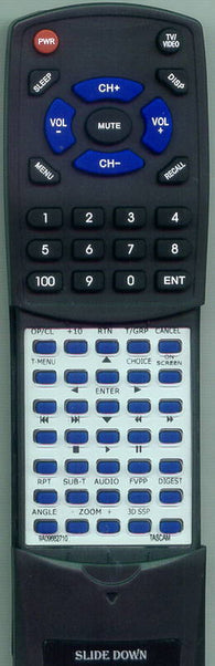 TASCAM RT9A09682710 Replacement Remote