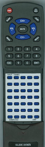 SHARP LC20DV50 Replacement Remote
