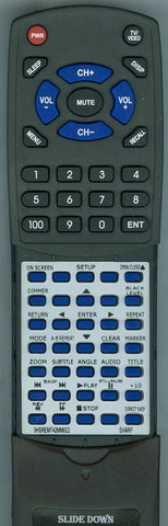 SHARP RRMCGA030WJSA Replacement Remote