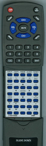 SHARP LC32LE551U Replacement Remote