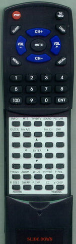 VIEWSONIC VS11257-1M Replacement Remote
