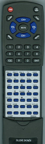 VIEWSONIC VT1900LED Replacement Remote