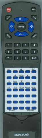 VIEWSONIC RTA00009280 Replacement Remote
