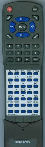 VIEWSONIC VT2406L Replacement Remote