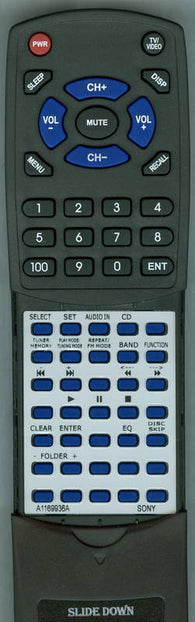 SONY HCDGX99 Replacement Remote