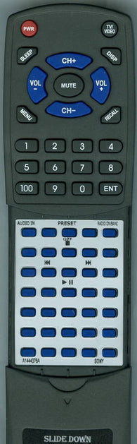 SONY ICF-CDK50 Replacement Remote