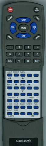 SONY A1497347A Replacement Remote