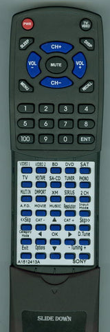 SONY RTA1512413A Replacement Remote