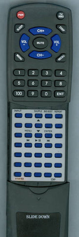 SONY SRSGU10IP Replacement Remote