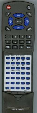 SONY CFDZ550 Replacement Remote