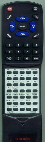 KENWOOD KRV125R Replacement Remote