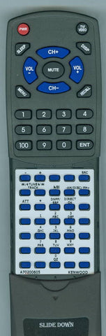 KENWOOD RC-601 Replacement Remote
