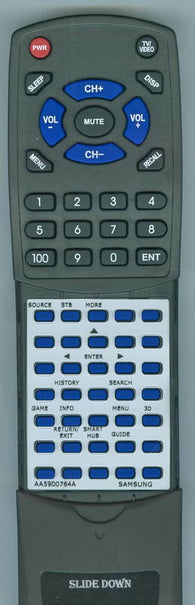 SAMSUNG AA59 00764A Replacement Remote