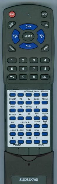 SAMSUNG HPS5033X Replacement Remote