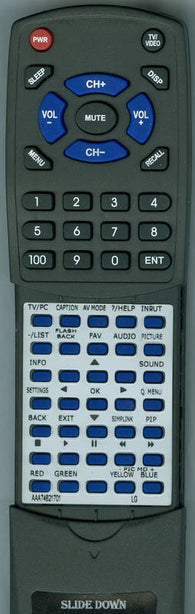 LG AAA74821701 Replacement Remote