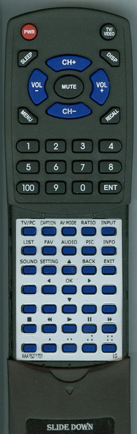 LG AAA75271701 Replacement Remote