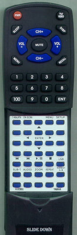 YAMAHA DVD 16 Replacement Remote