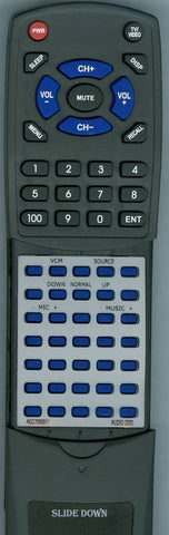 AUDIO2000 ACC7050011 Replacement Remote