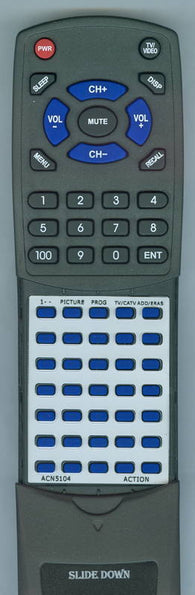 ACTION ACN5104 Replacement Remote