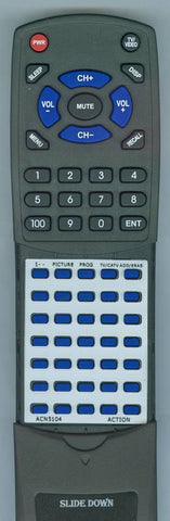 ACTION RTACN5104 Replacement Remote