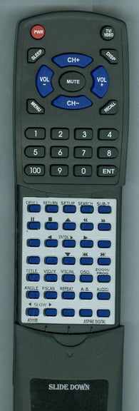 ASPIREDIGITAL RTAD1100 Replacement Remote