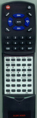 APEX AD1100W Replacement Remote