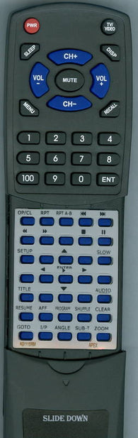 APEX AD1115 Replacement Remote
