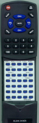 ASPIREDIGITAL RTAD150PSC Replacement Remote
