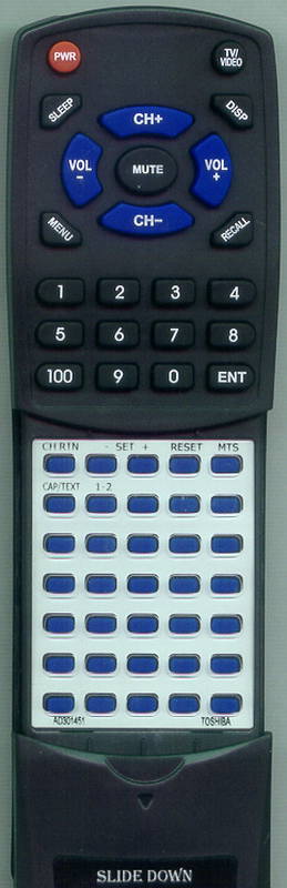 TOSHIBA 20A42 Replacement Remote Control - Thumbnail 2