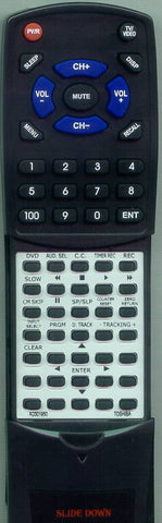 TOSHIBA MW20FN1 Replacement Remote