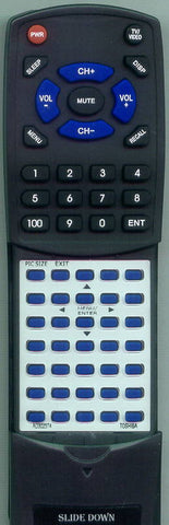 TOSHIBA CT 90158 Replacement Remote