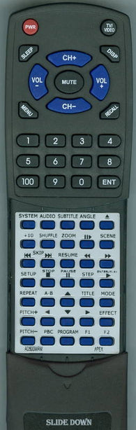 APEX SD250 Replacement Remote