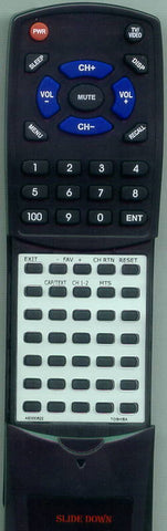 TOSHIBARTAE005860 AE005860 Replacement Remote