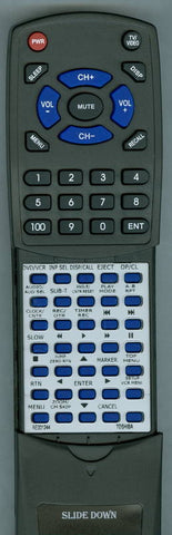 TOSHIBA SDV291 Replacement Remote