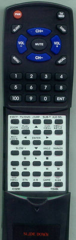 TOSHIBA SE R0305 Replacement Remote