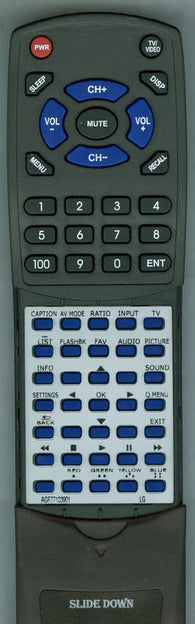 LG RTAGF77103901 Replacement Remote