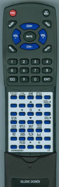LG UM7300 series Replacement Remote
