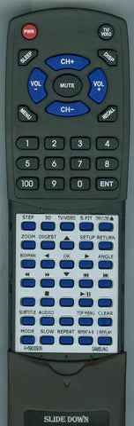 SAM DVDS321 FULL Replacement Remote