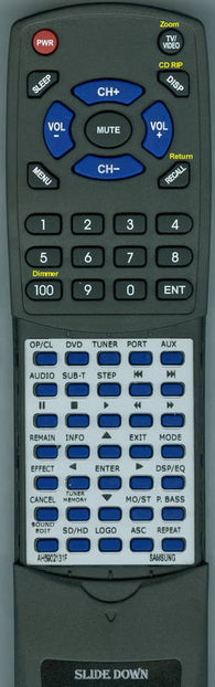 SAMSUNGINSERT HTTZ425 Replacement Remote