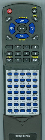 SAMINSERT HTTZ522T Replacement Remote