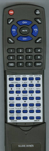 SAM DVDV3800 Replacement Remote