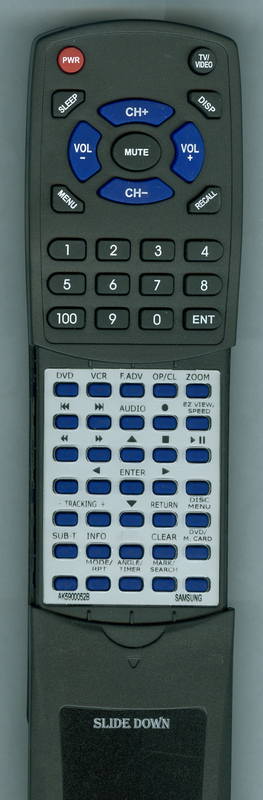 SAM DVDV4500 Replacement Remote Control - Thumbnail 3